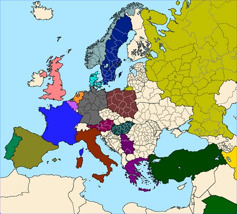 OTL 'Standard' Maps of Europe | Alternate History Discussion