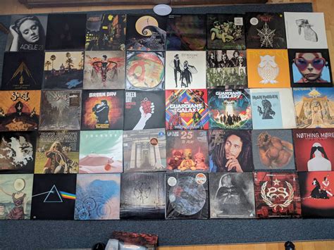 My vinyl collection so far. : vinyl