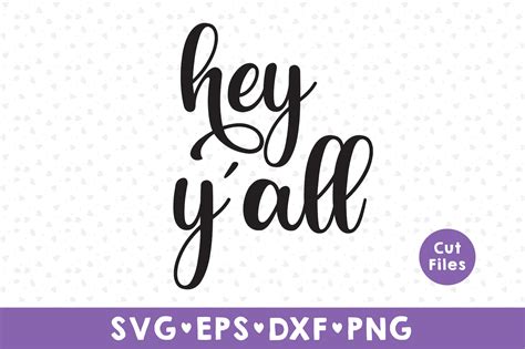 Hey Y'all Svg Home Decor Svg Farmhouse Svg Cricut Svg - Etsy