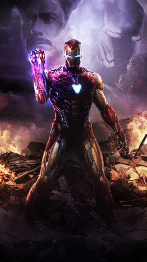 I Am Iron Man Infinity Stone Snap Shadow IPhone Wallpaper | Iron man ...