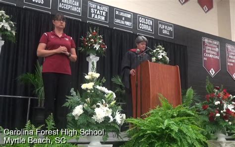 Small Group Graduation 1 | Carolina Forest High School was live. | By ...