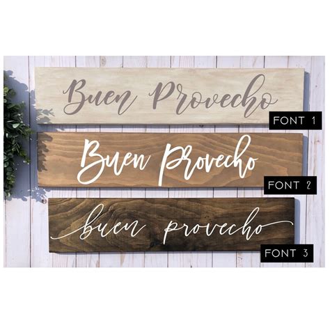 Buen Provecho Kitchen Sign - Etsy