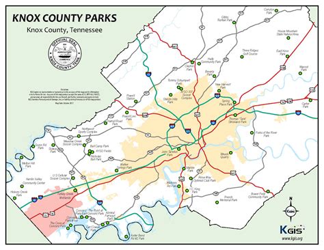 Knox County - Parks Map