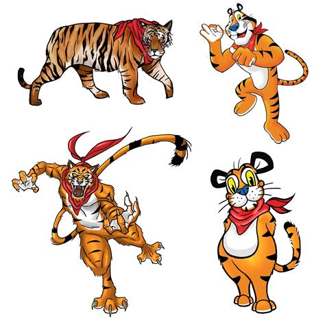 Moar Art: Tony the Tiger Variations