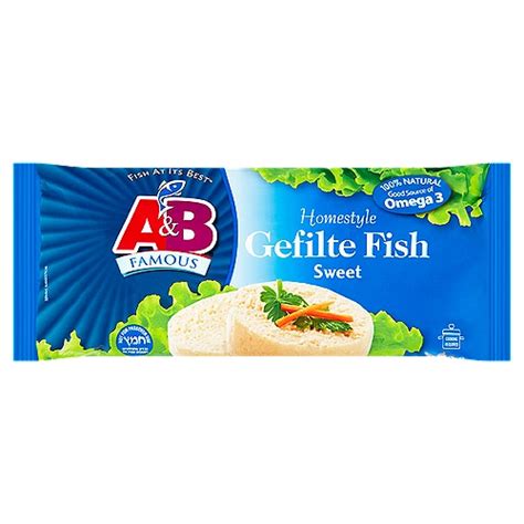 A&B Famous Homestyle Sweet Gefilte Fish, 20 oz - ShopRite