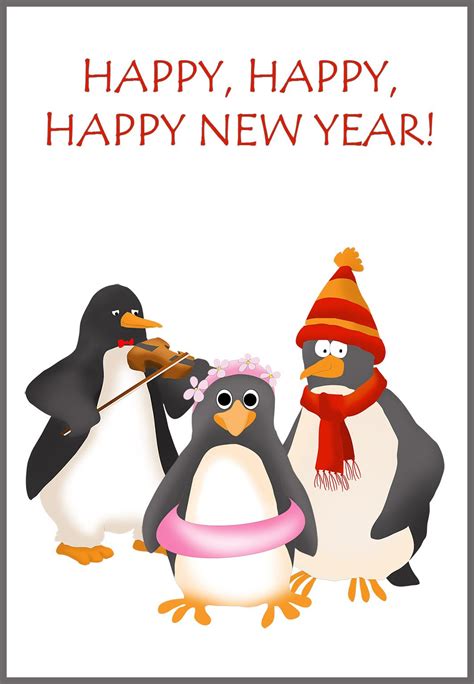 Happy New Year greeting card | Funny new year, New year wishes funny ...