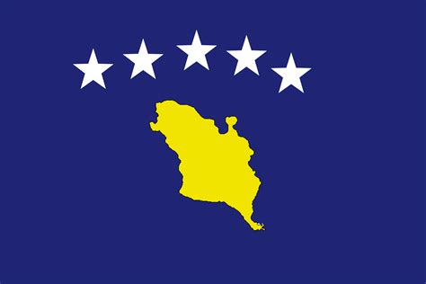 Flag of the Louisiana Purchase Territory, in the style of Kosovo : r ...