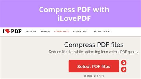 iLovePDF Compress: Shrink PDFs Effortlessly | UPDF