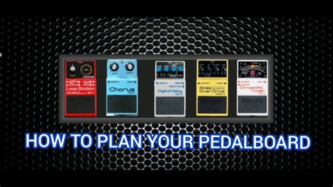 How to plan your pedalboard | Pedalboard Planner App (No Talking) - YouTube