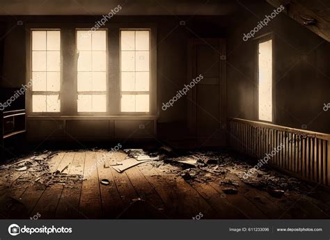 Abandoned Creepy Attic Ruined Haunted Stock Photo by ©ecrafts 611233096