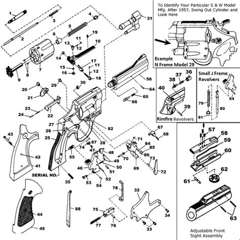 Smith And Wesson Revolver Parts List