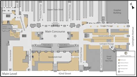 Grand Central Terminal Map – Map Of The Usa With State Names