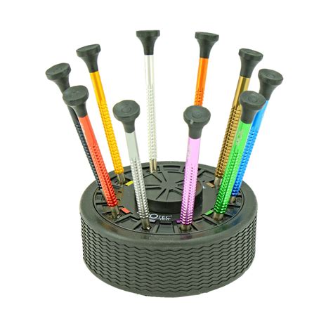 Horotec Aluminum Watchmakers Screwdrivers 10 Piece Set on Stand