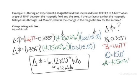 How to Calculate Change in Magnetic Flux Due to Change in Magnetic ...