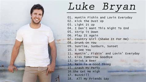 Luke Bryan Top Hits Playlist 2020 Luke Bryan Best Songs - YouTube