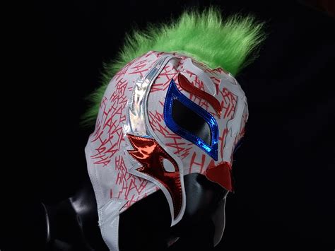 JOKER MASK Wrestling Mask Luchador Costume Wrestler Lucha - Etsy Australia