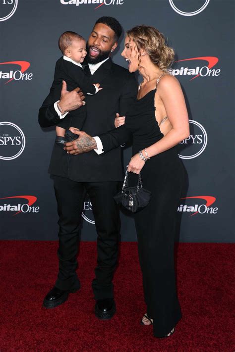 Odell Beckham Jr. and Lauren Wood Bring Baby Zydn to ESPY Awards: Photos