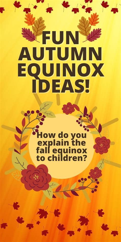 Fall Equinox Lesson Plans: 17 Autumnal Equinox Activities for Kids ...