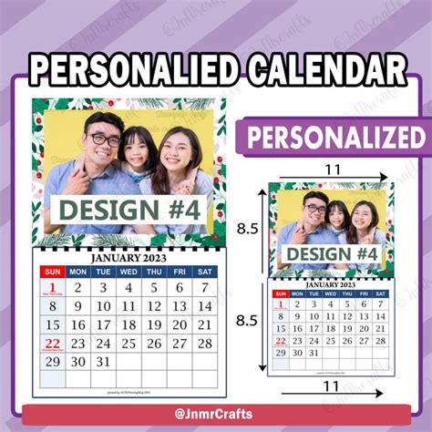 PERSONALIZED CALENDAR 2024 - JnMrcrafts | Lazada PH