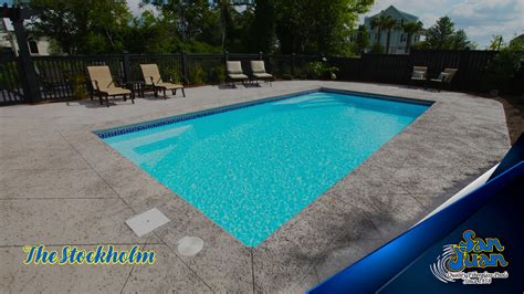 San Juan Pools - Stockholm | Modern Pool Shape with Corner Step