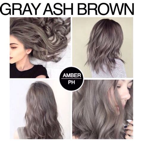 Gray Ash Brown Hair Color