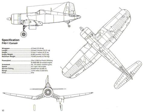 F4u Corsair Schematic Diagram Photograph by John King