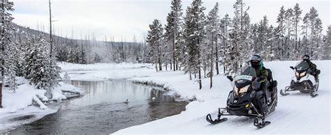 Snowmobiling Yellowstone - Yellowstone Winter