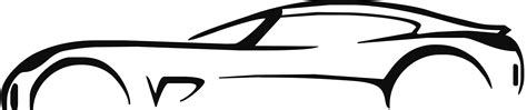 13 Sports Car Outline Vector Images - Car Outline Vector, Sports ...