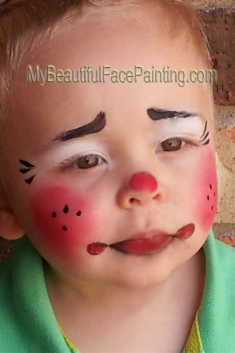 Sad Clown Face Painting at PaintingValley.com | Explore collection of ...