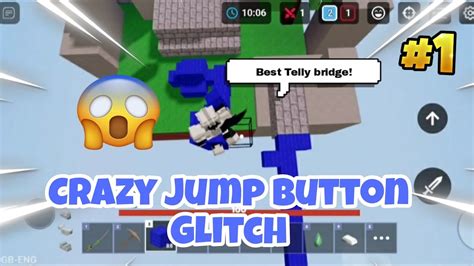 Crazy Jump Button Glitch On Mobile (Roblox Bedwars) - YouTube