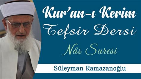 114 Nas Suresi Tefsiri - YouTube