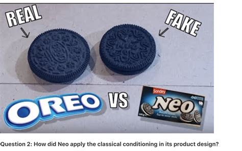 Solved REAL FAKE V VA Sondey Neo: OREO VS Question 2: How | Chegg.com