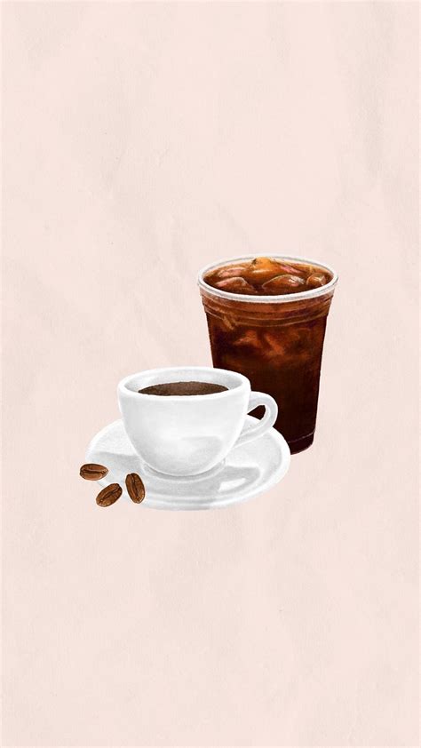 Coffee Aesthetic Wallpaper Illustration Images | Free Photos, PNG ...