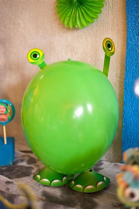 Boy's 2nd Birthday Party: Monsters, Aliens and Robots, Oh My | Alien ...