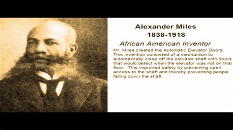 Alexander Miles African American inventor - YouTube