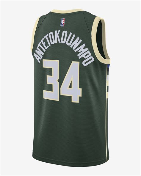 Milwaukee Bucks Icon Edition 2022/23 Men's Nike Dri-FIT NBA Swingman ...