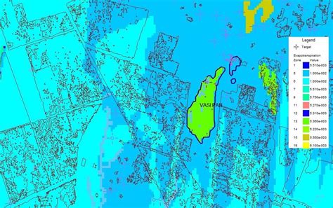 39 Map of the land use types used in the model to represent the Natural ...