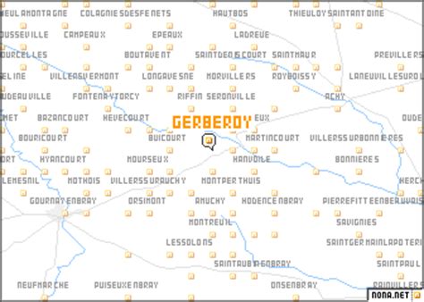 Gerberoy (France) map - nona.net