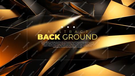 Premium PSD | 3d wallpaper background abstract gold