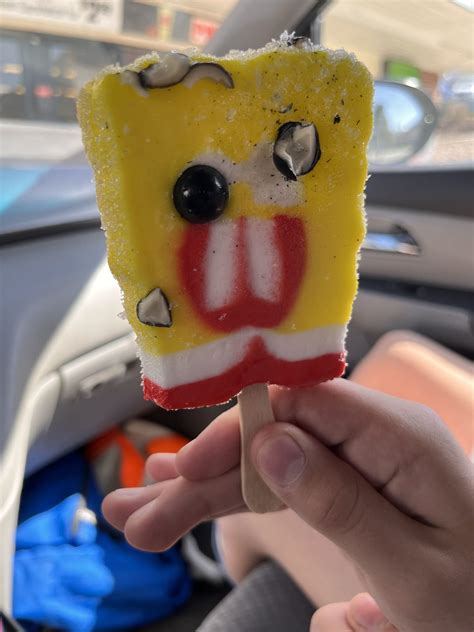 The SpongeBob Popsicle No Longer Has Gumball Eyes, 41% OFF