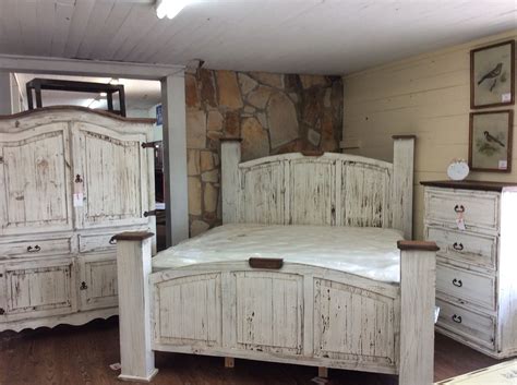 Farmhouse Rustic White King Bedroom Set – Idalias Salon