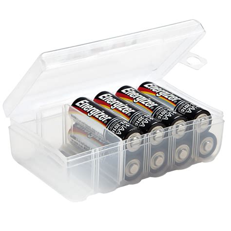 AA-Battery Storage Box, Clear | At Home