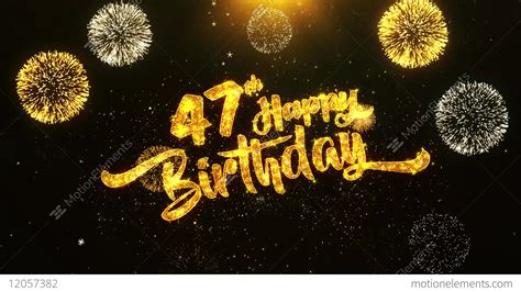 Download 47th Happy Birthday Text Greeting, Wishes, Celebration ...