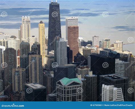 Chicago skyline downtown stock photo. Image of metropolis - 6750360