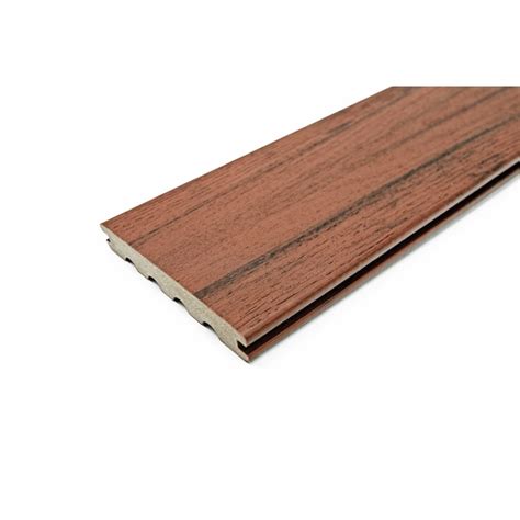 Armadillo EVOLUTION 1-in x 6-in x 12-ft Mesa Grooved Composite Deck ...