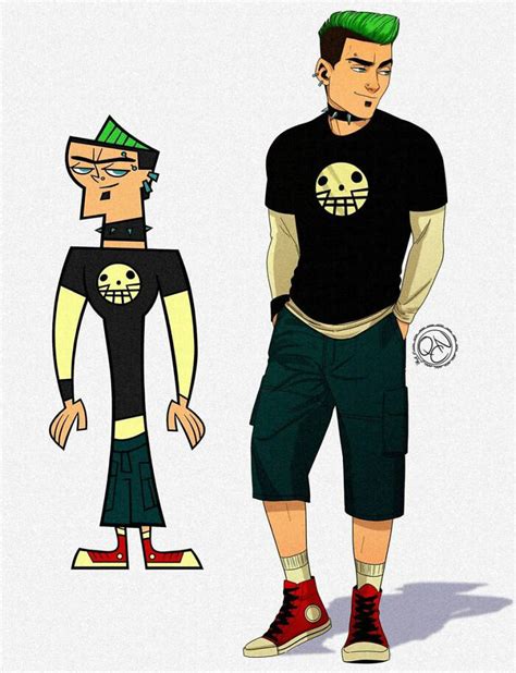 Artist Redraws 20 Total Drama Island Characters In A More Realistic Way ...