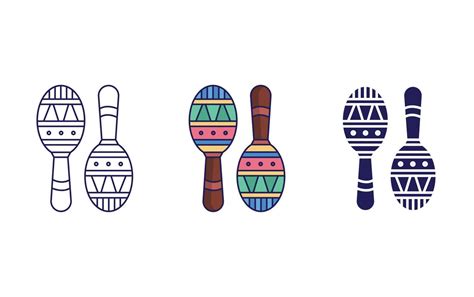 Maracas vector icon 23158271 Vector Art at Vecteezy