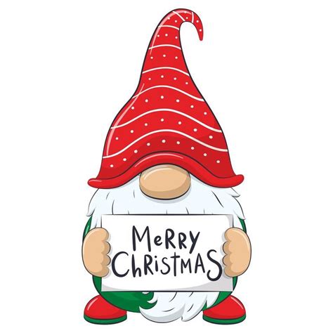 Christmas Gnome Clipart EPS, PNG, JPEG, Nordic Gnome, New Year Clip art ...