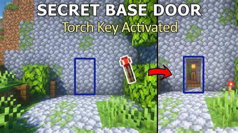 Minecraft: EASY Secret Door (Survival | Bedrock? | Java) - YouTube