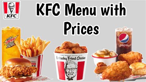 KFC Menu with Prices 2024 USA [UPDATED]